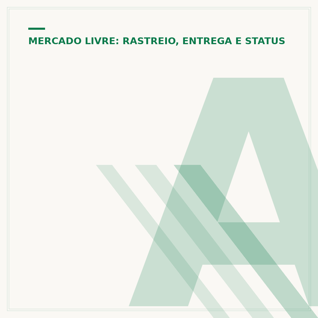 A caminho Mercado Livre: entenda o status do seu pedido