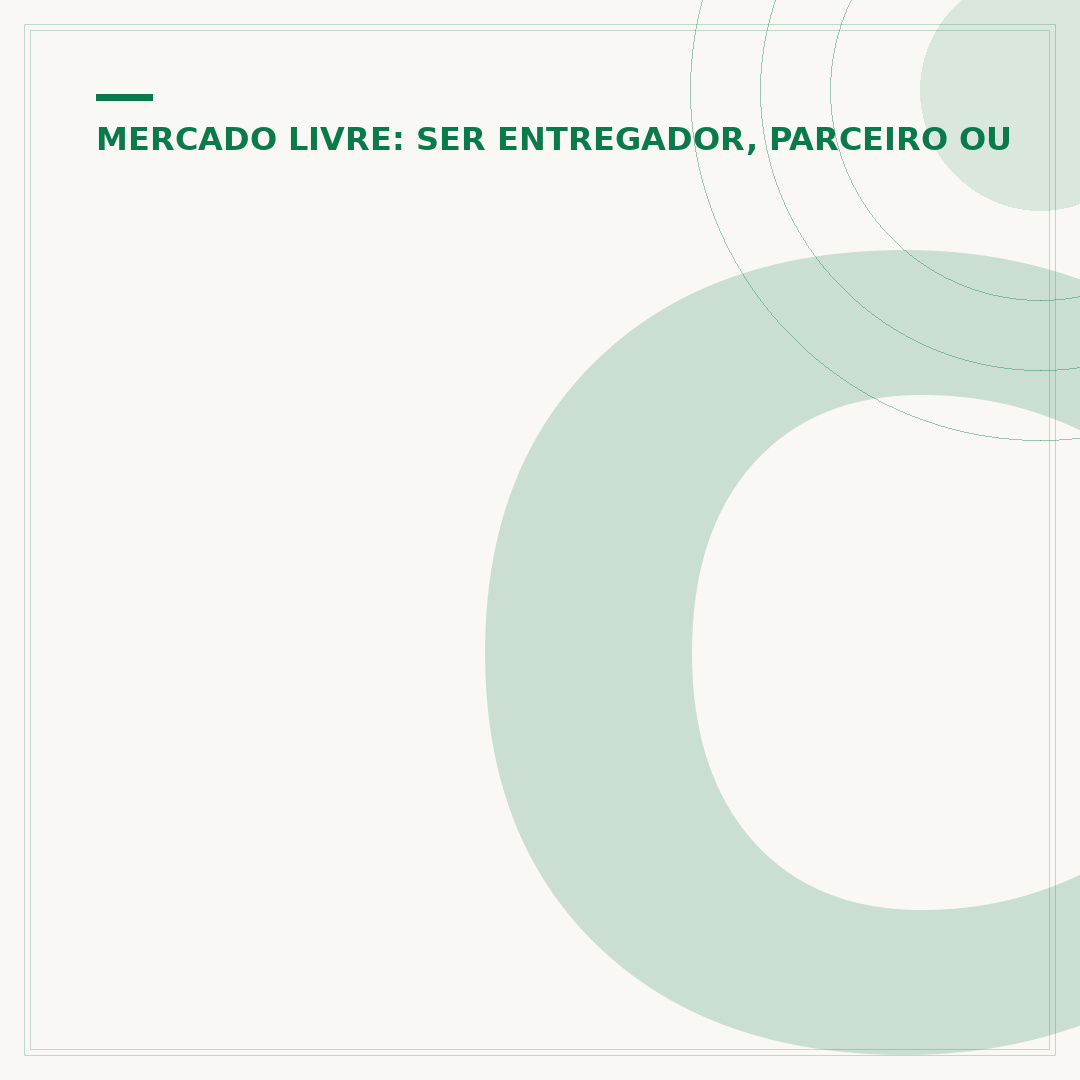 Como se cadastrar para ser entregador do Mercado Livre