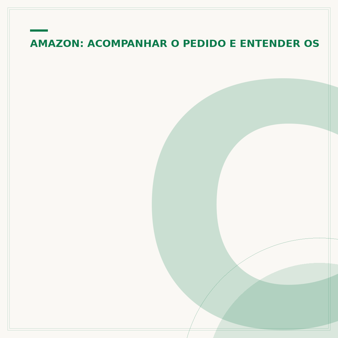 Como rastrear produtos da Amazon