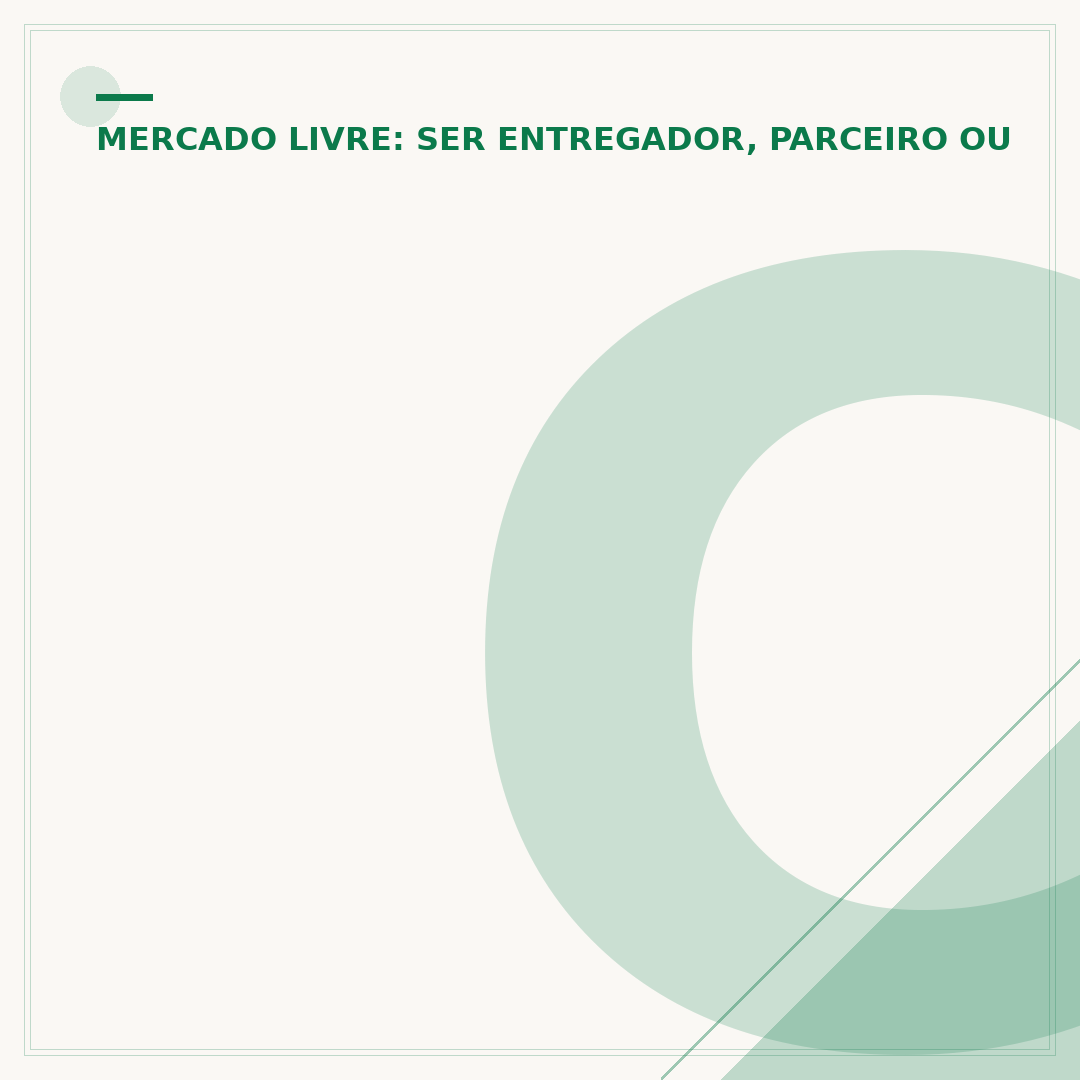 Como ser entregador do Mercado Livre