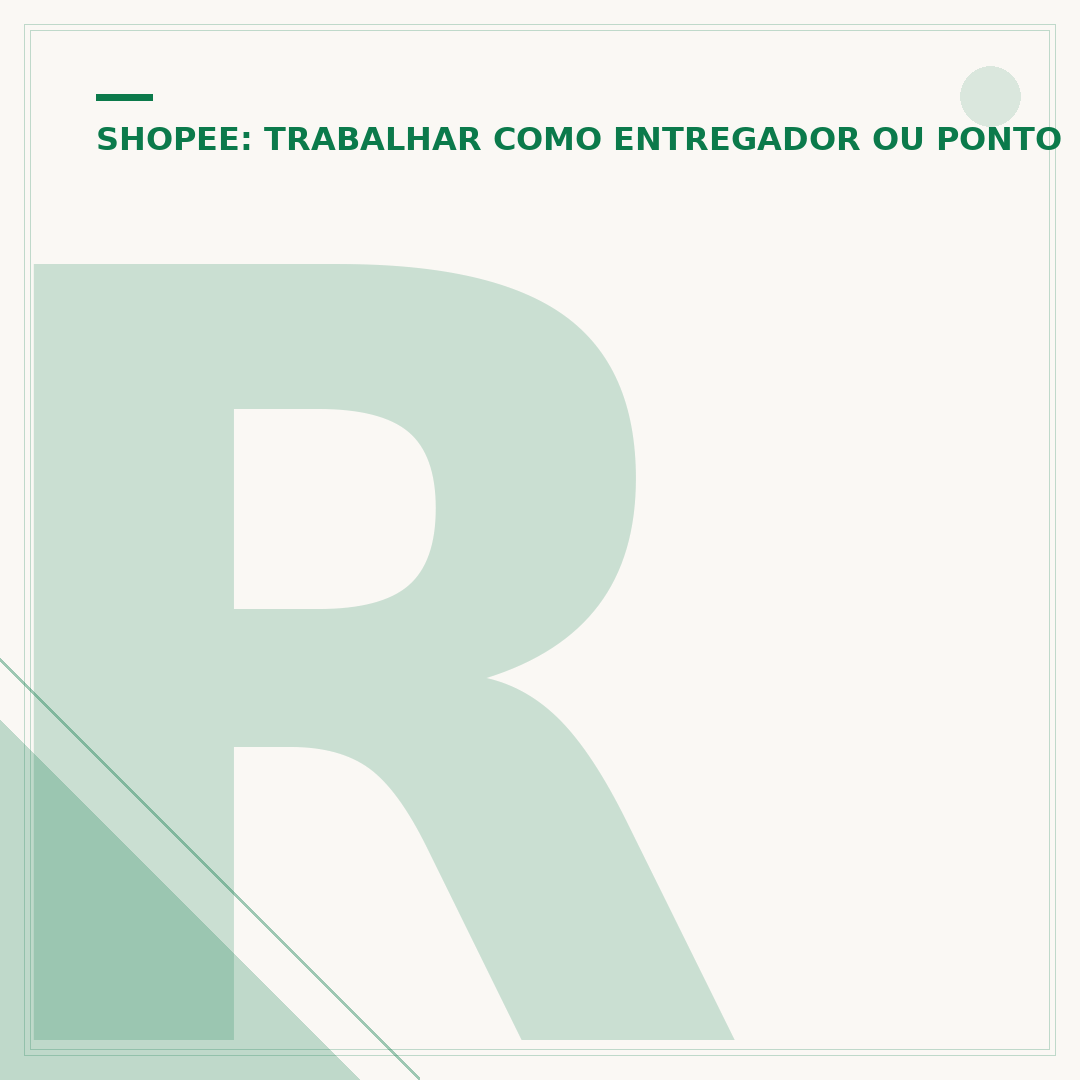 Requisitos para ser entregador da Shopee