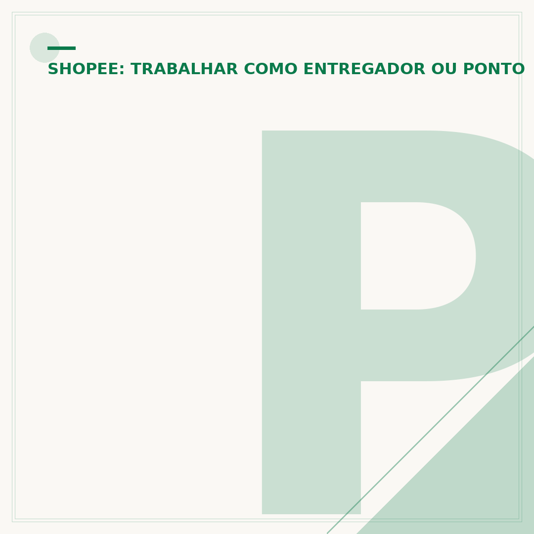 Precisa comprar kit para ser entregador da Shopee?