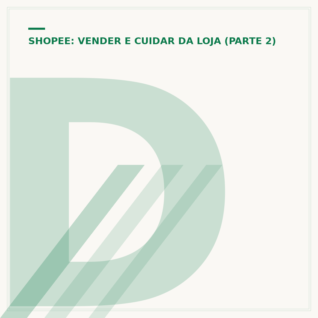 Diga a palavra-chave 'postar shopee' para receber sua compra