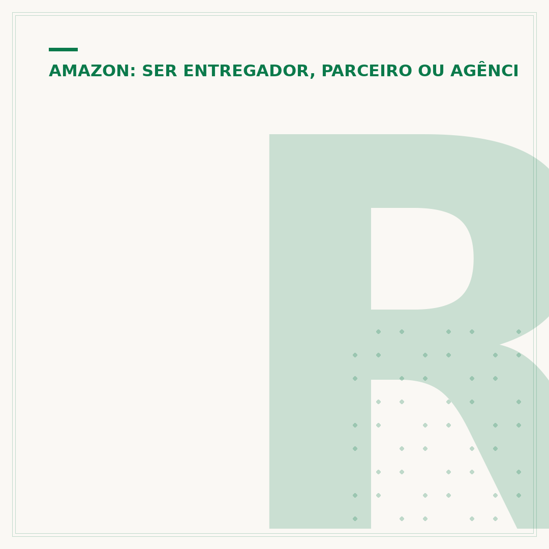Requisitos para entregador Amazon