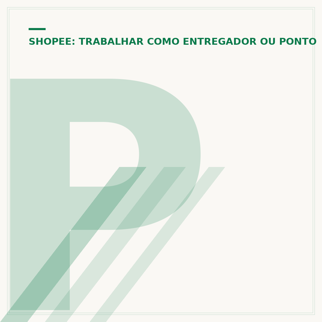 Precisa ter CNPJ para ser entregador da Shopee?