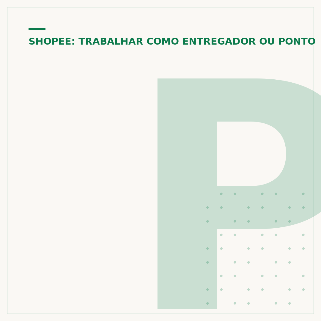 Precisa de EAR para ser entregador Shopee?