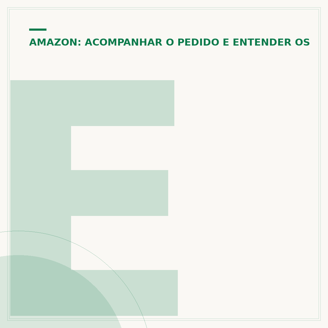 Etapas de entrega Amazon: do pedido ao recebimento