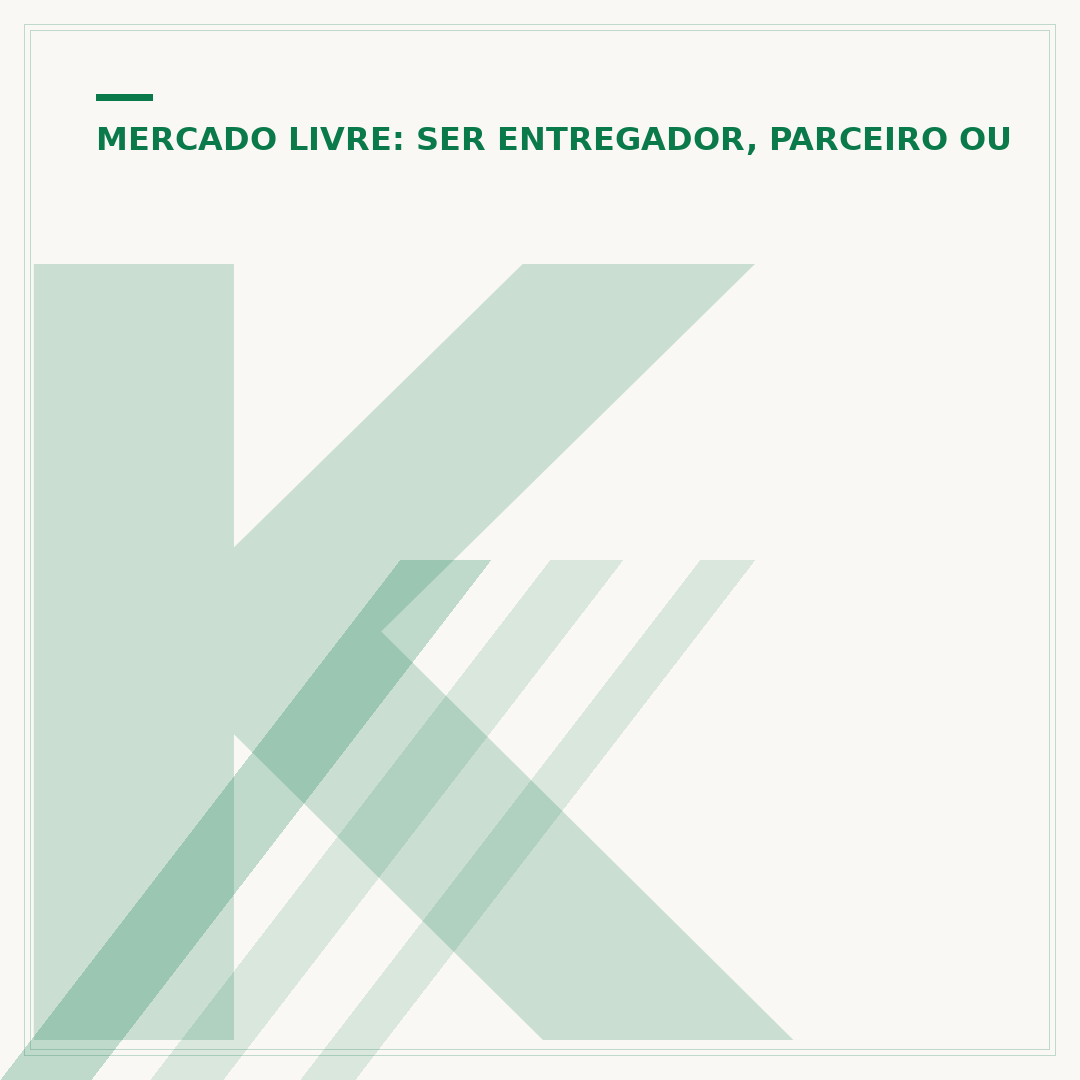 Kit entregador Mercado Livre: o que você precisa saber