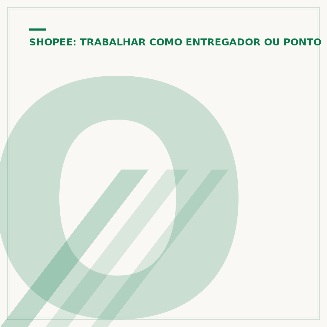 O que é preciso para ser entregador da Shopee?