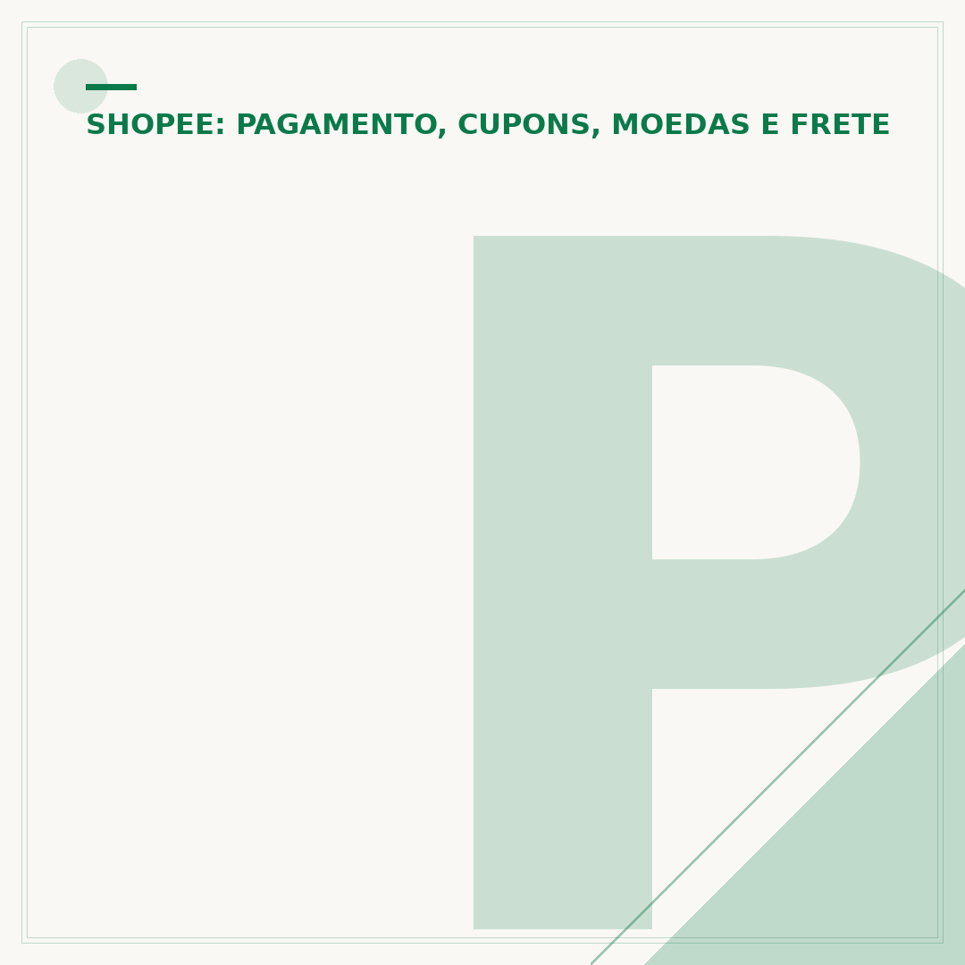 Para que servem as Moedas Shopee?