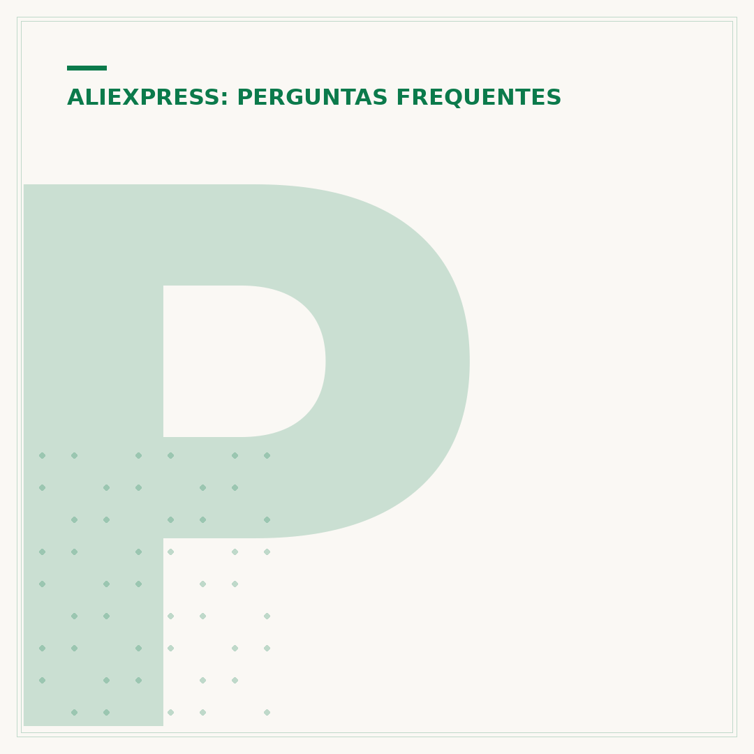 Pedido de socorro no AliExpress