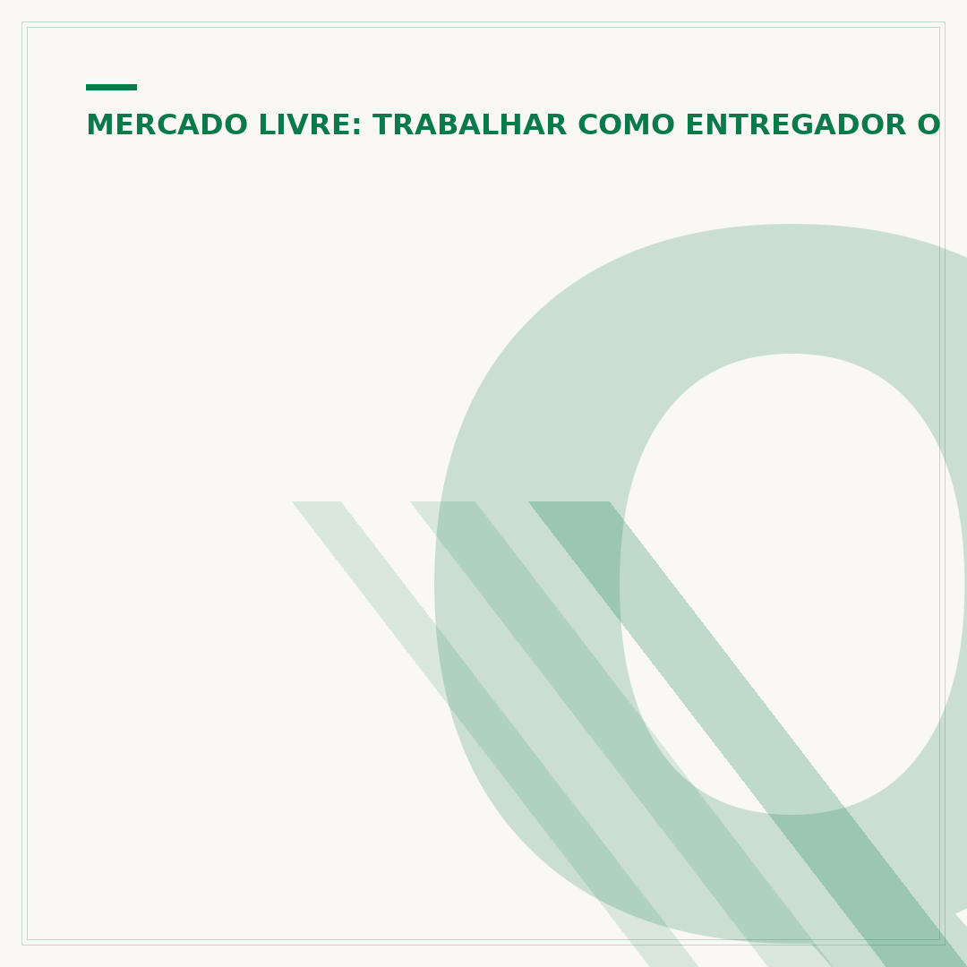 Quanto ganha um distribuidor do Mercado Livre?