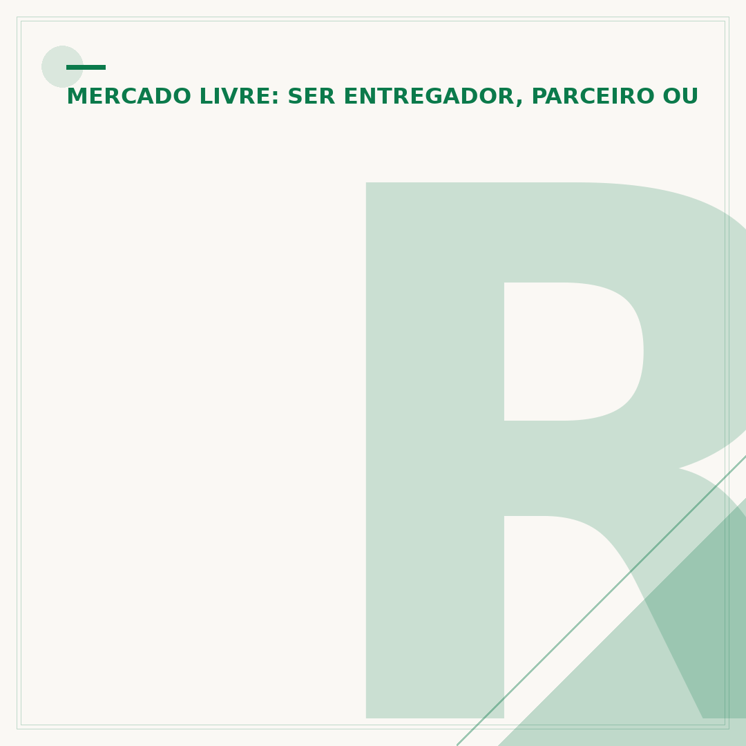Requisitos para entregador do Mercado Livre