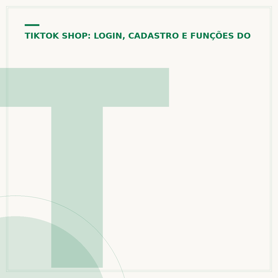 TikTok Shop Brasil cadastro: como se registrar e vender