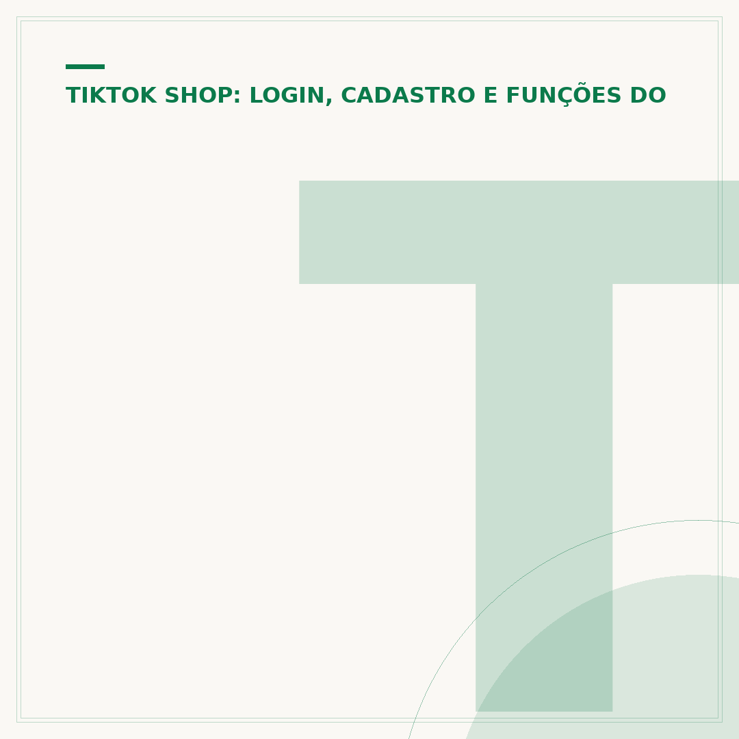 TikTok Shop e CPF: como usar seu documento