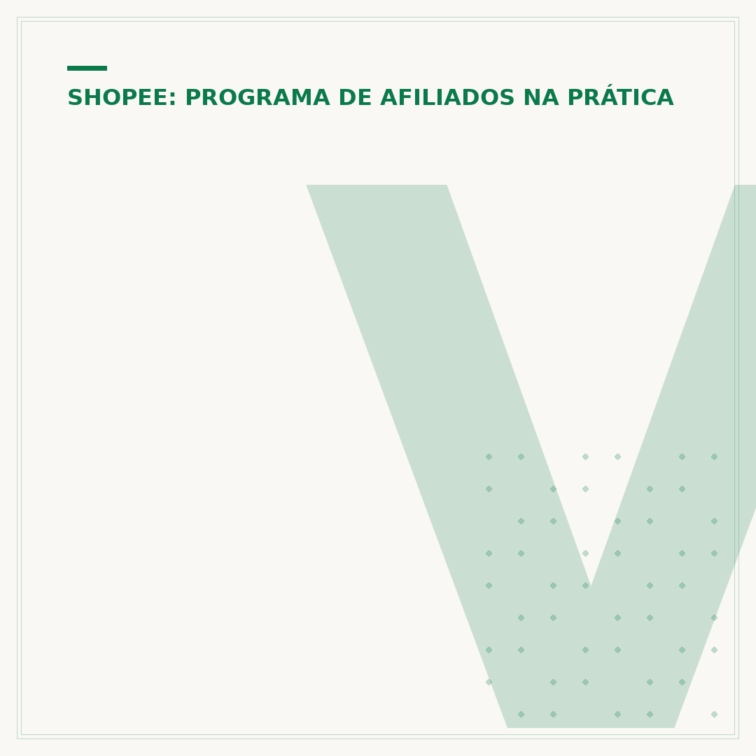 Valor da comissão de afiliado Shopee