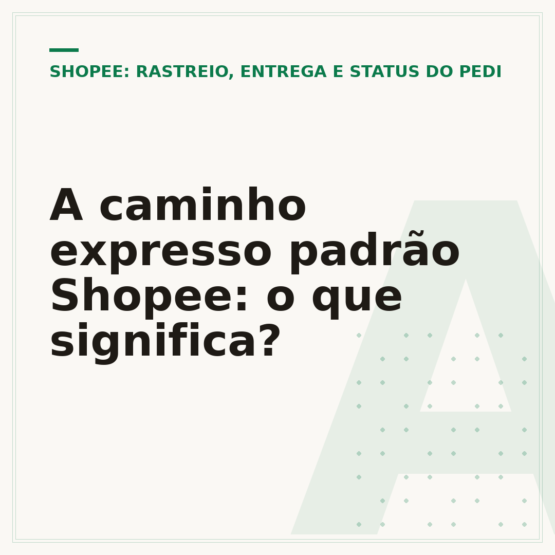 A caminho expresso padrão Shopee: o que significa?