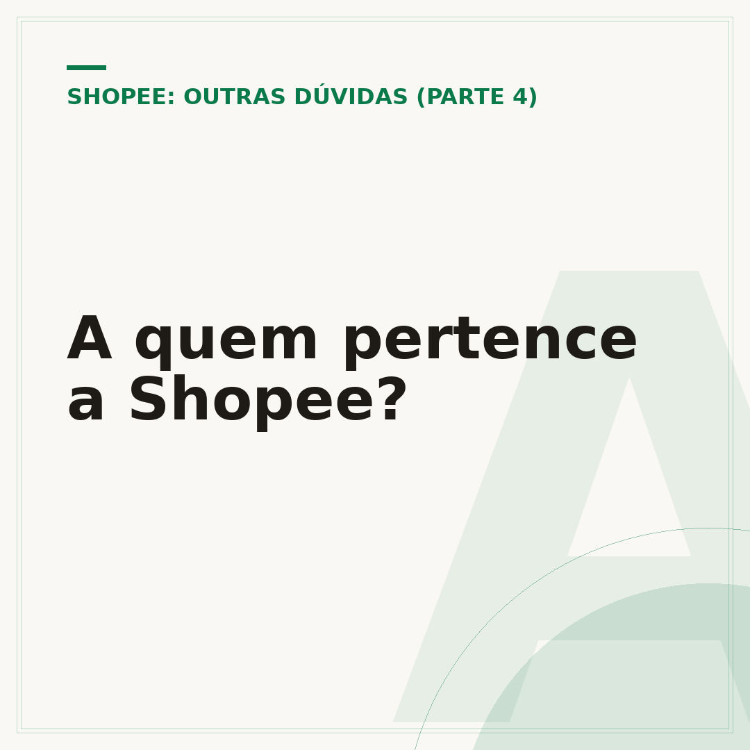 A quem pertence a Shopee?