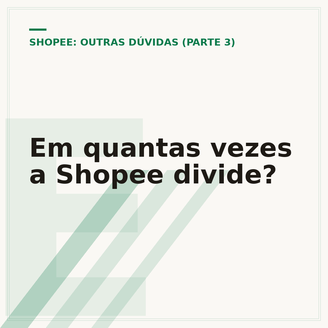 Em quantas vezes a Shopee divide?