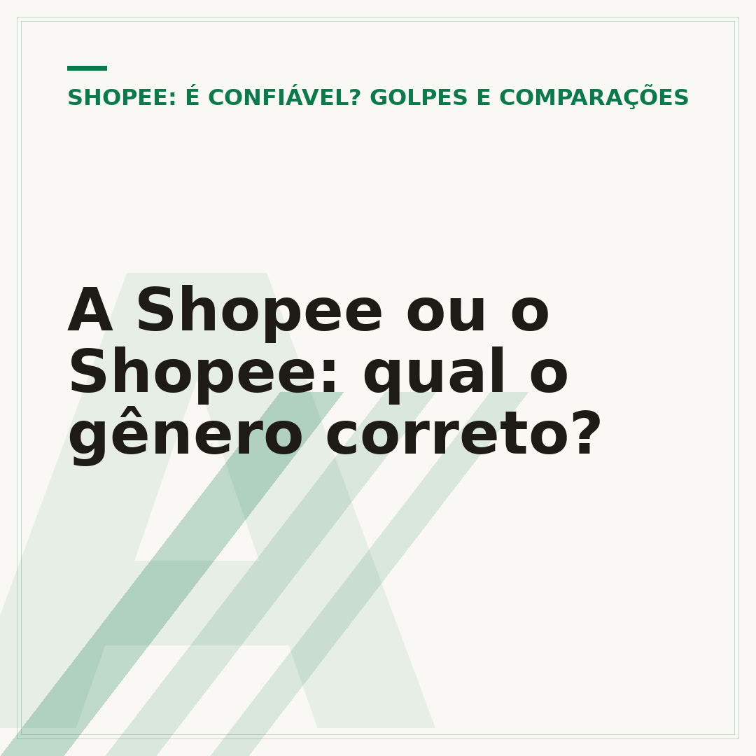 A Shopee ou o Shopee: qual o gênero correto?