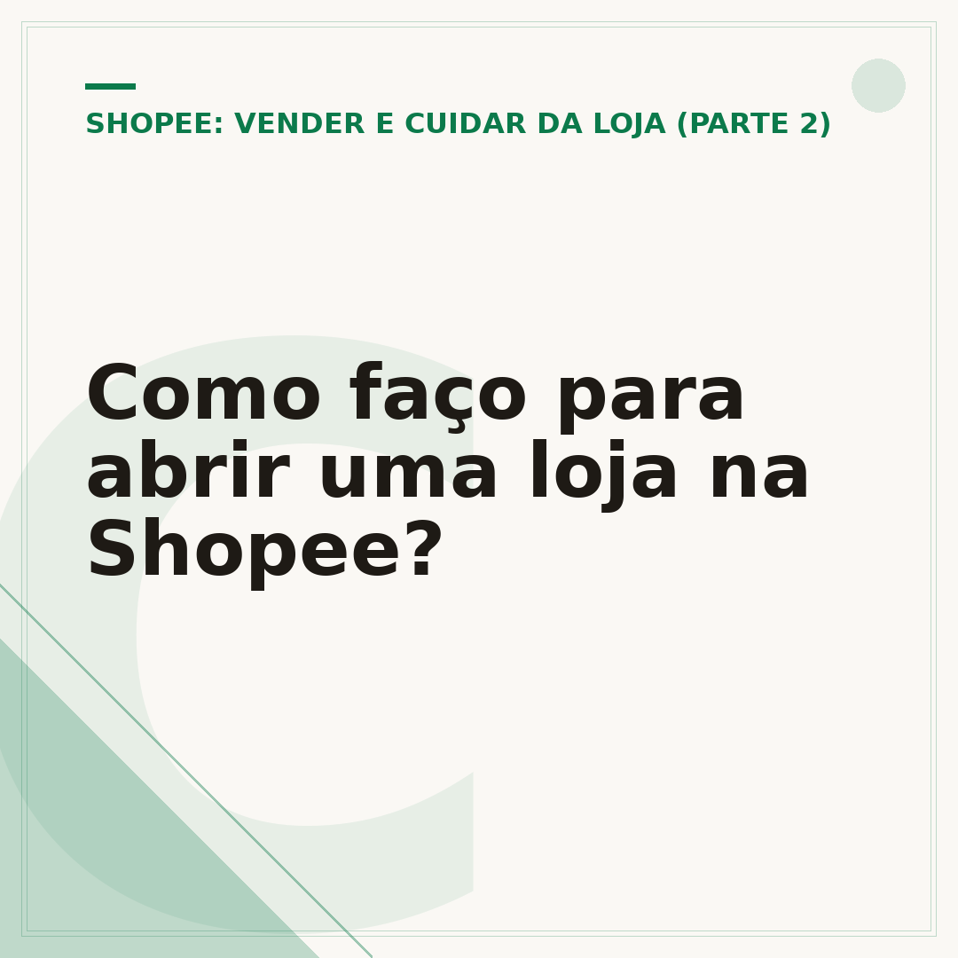 Como faço para abrir uma loja na Shopee?