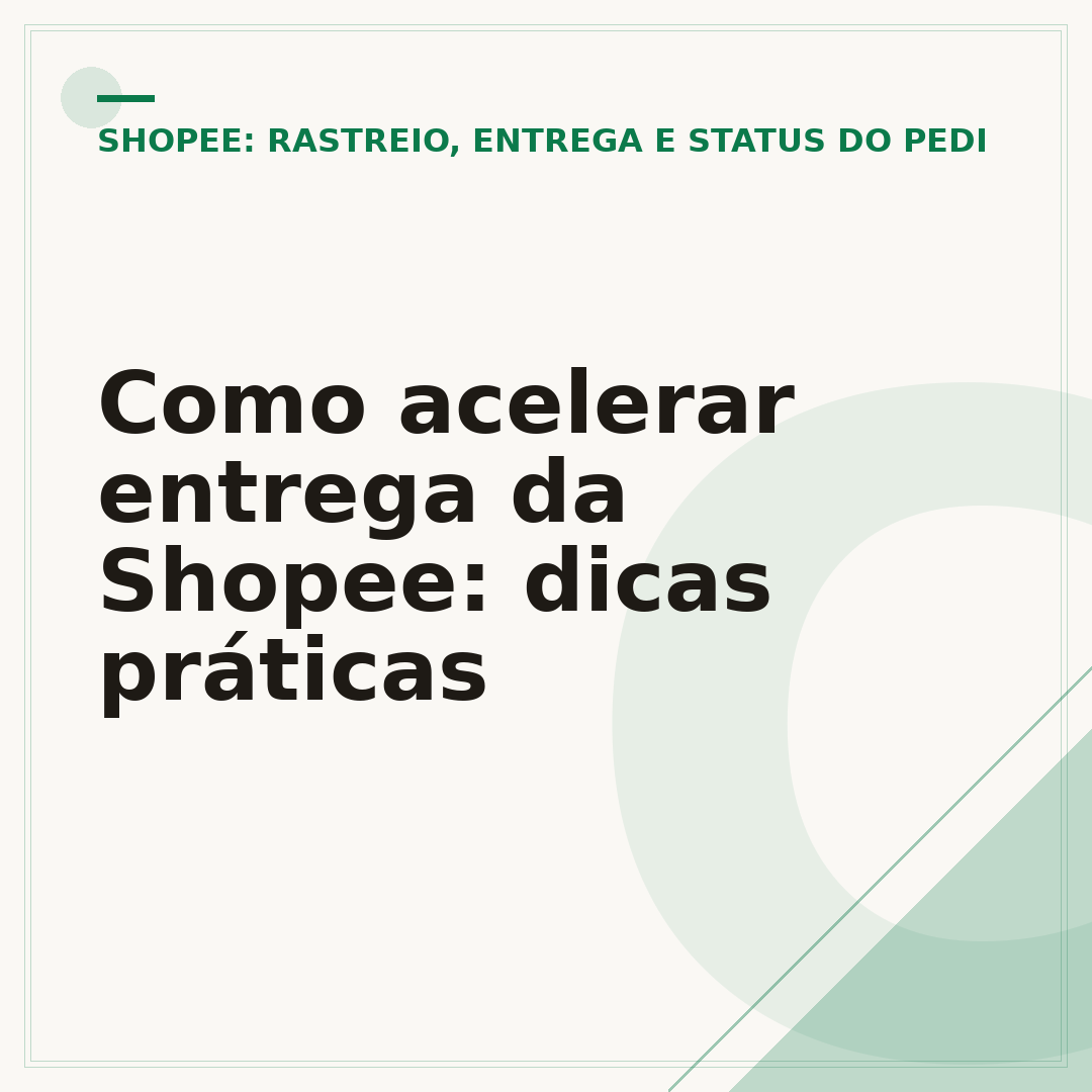 Como acelerar entrega da Shopee: dicas práticas