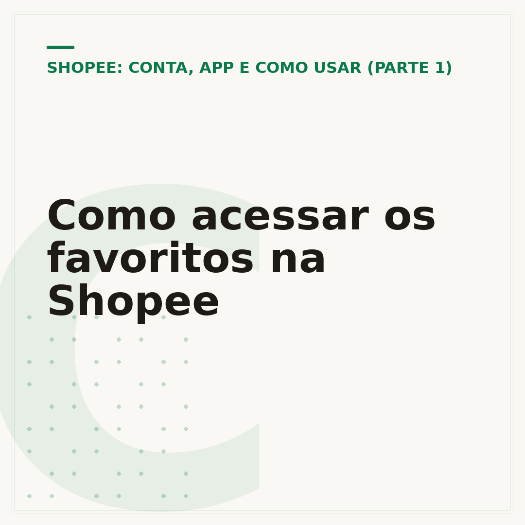 Como acessar os favoritos na Shopee