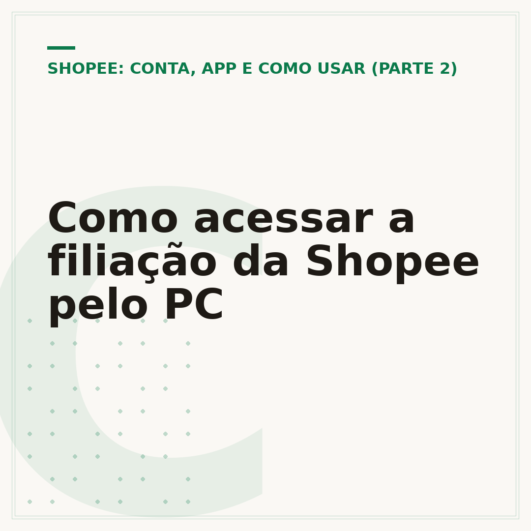 Como acessar a filiação da Shopee pelo PC