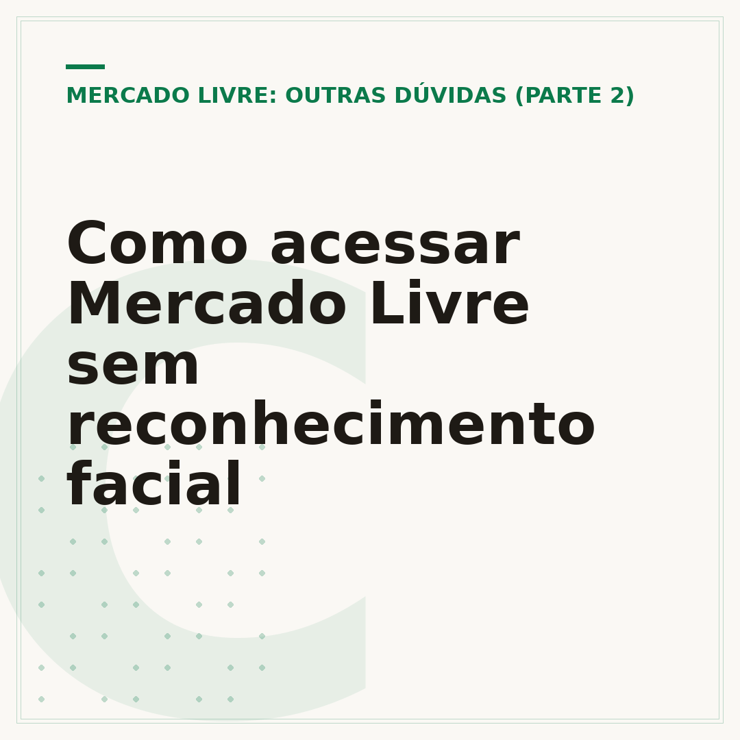 Como acessar Mercado Livre sem reconhecimento facial