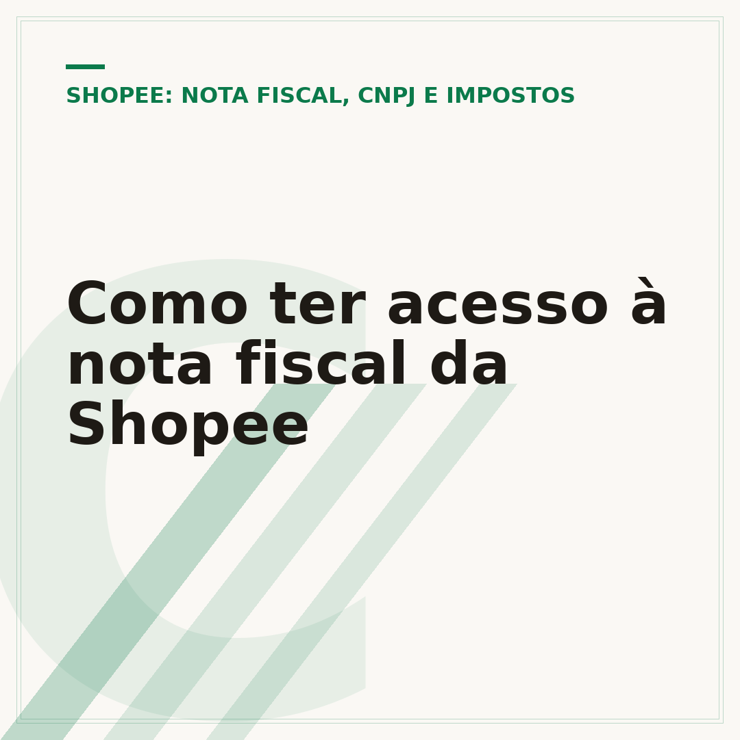 Como ter acesso à nota fiscal da Shopee