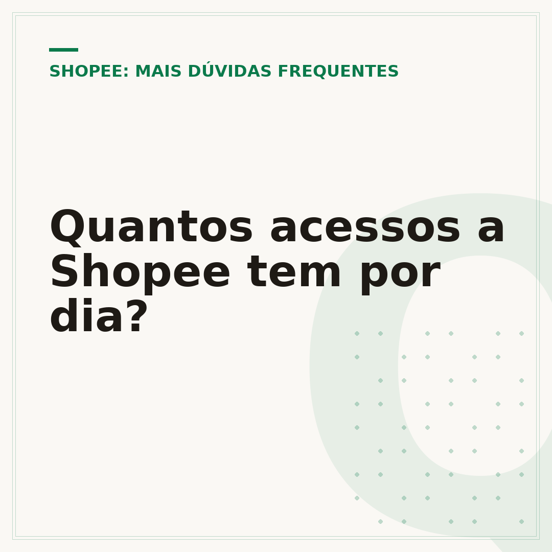 Quantos acessos a Shopee tem por dia?