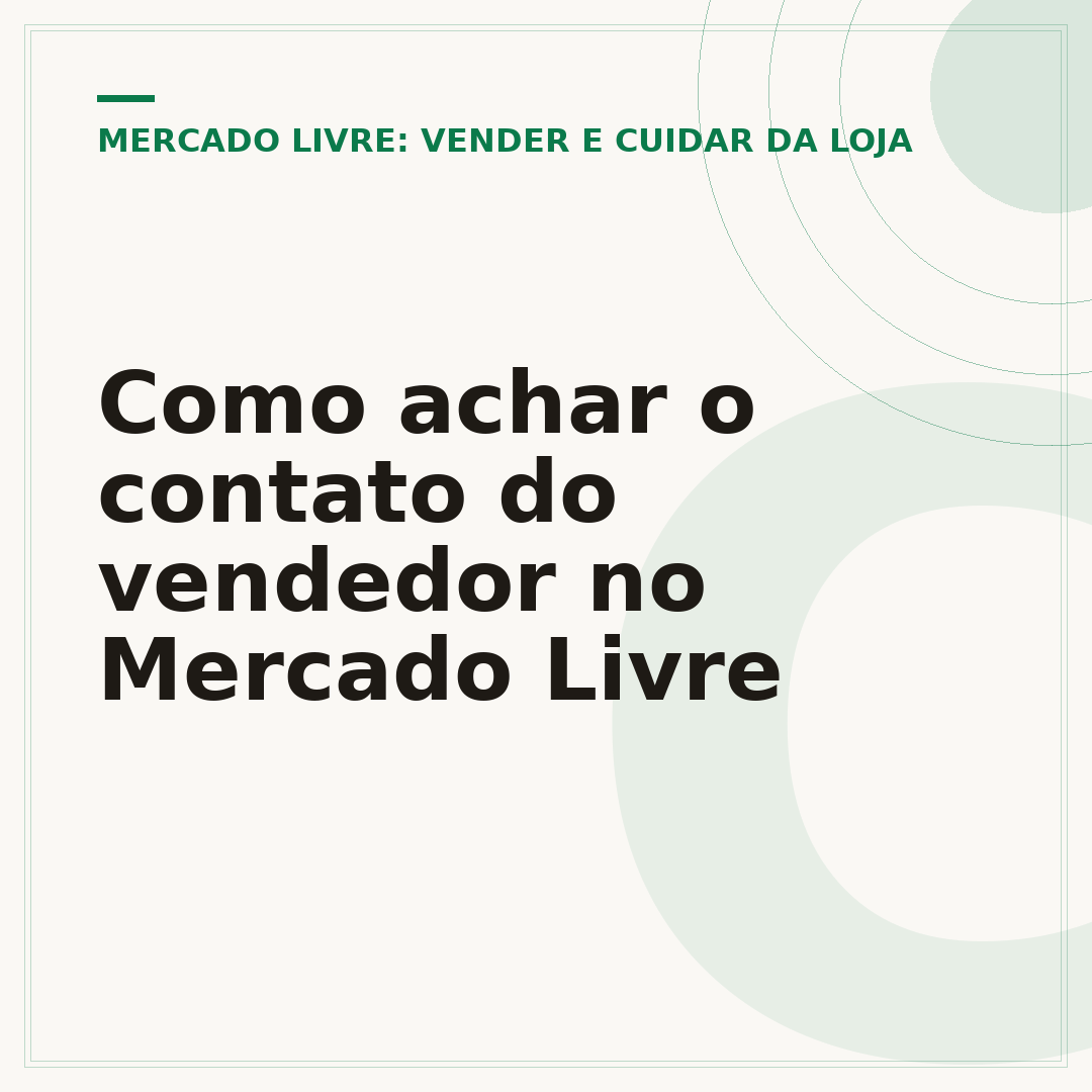 Como achar o contato do vendedor no Mercado Livre
