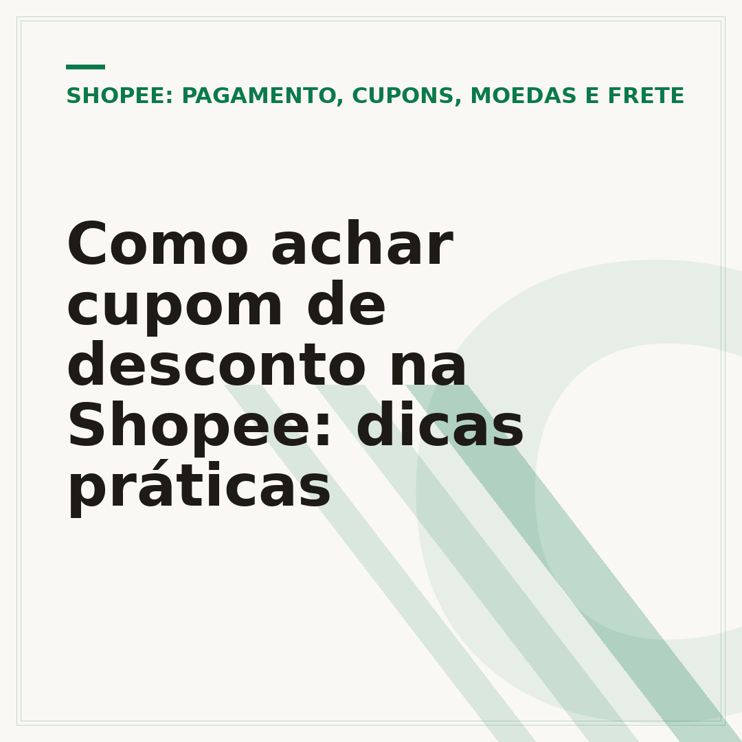 Como achar cupom de desconto na Shopee: dicas práticas