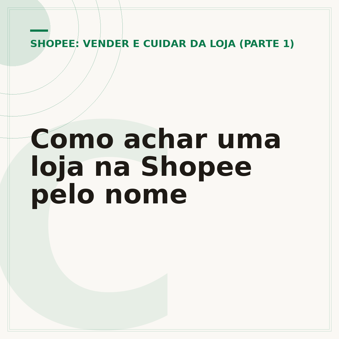 Como achar uma loja na Shopee pelo nome