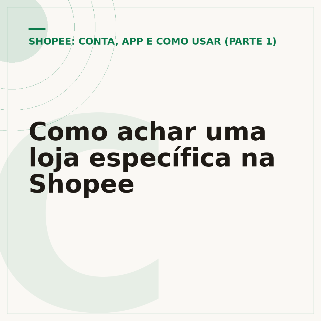 Como achar uma loja específica na Shopee