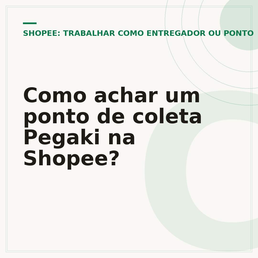 Como achar um ponto de coleta Pegaki na Shopee?