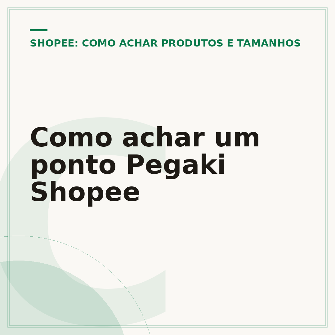 Como achar um ponto Pegaki Shopee