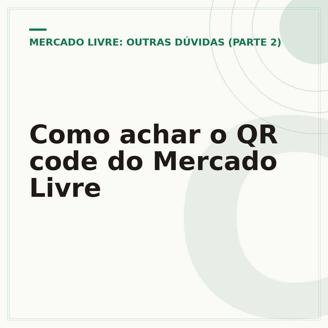 Como achar o QR code do Mercado Livre