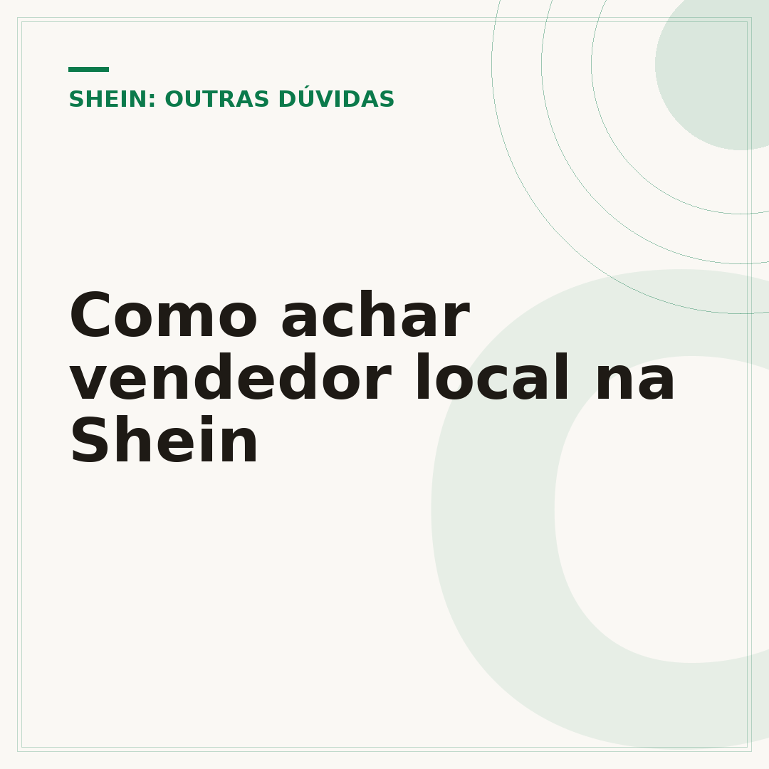 Como achar vendedor local na Shein