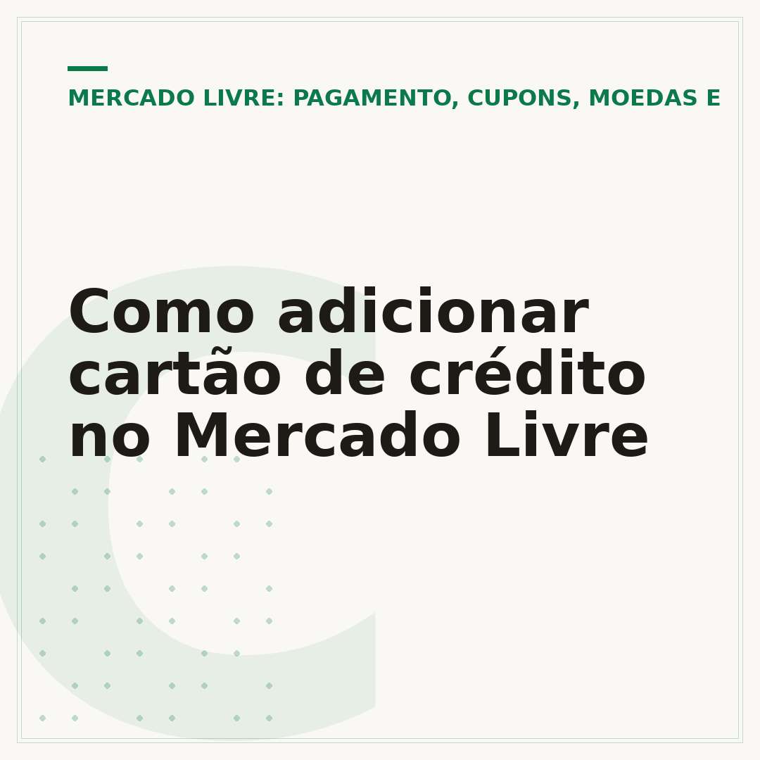 Como adicionar cartão de crédito no Mercado Livre