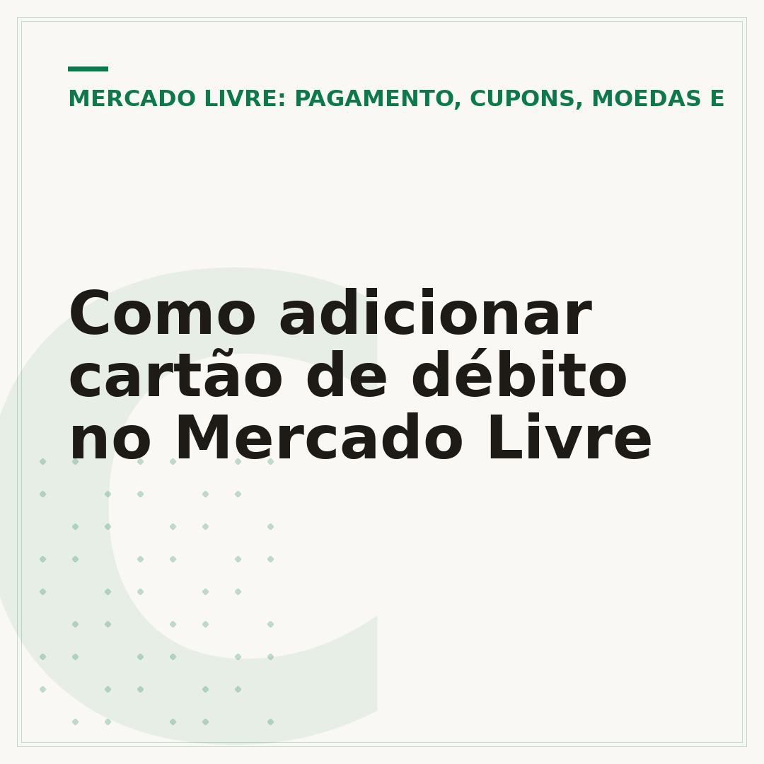 Como adicionar cartão de débito no Mercado Livre