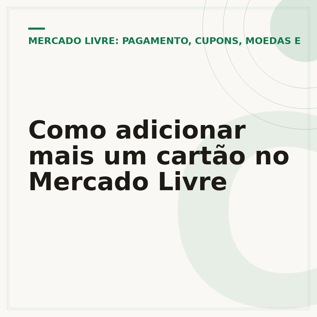 Como adicionar mais um cartão no Mercado Livre