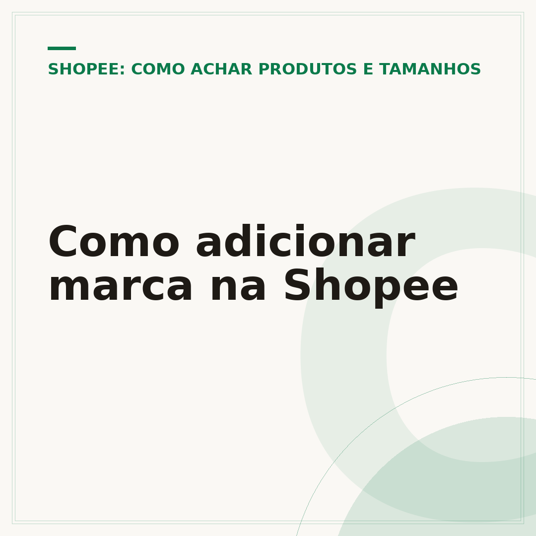 Como adicionar marca na Shopee