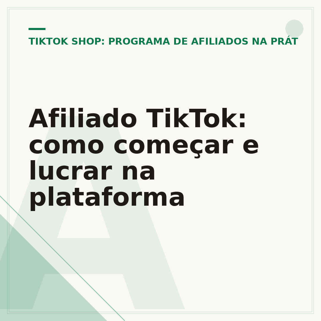Afiliado TikTok: como começar e lucrar na plataforma