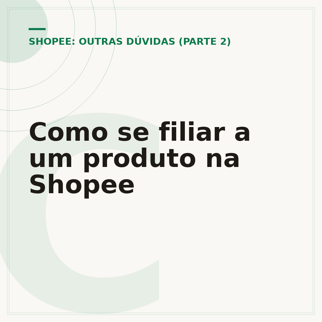 Como se filiar a um produto na Shopee