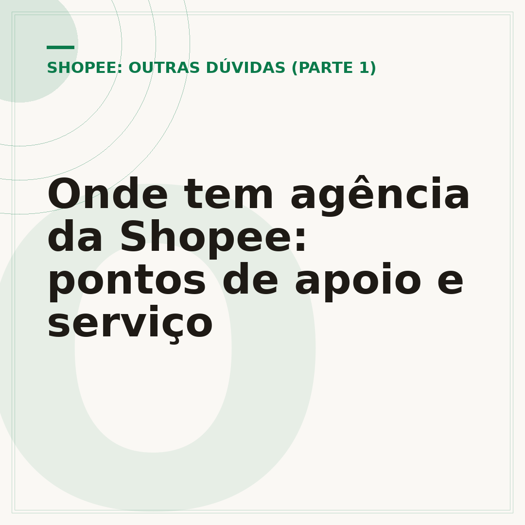 Onde tem agência da Shopee: pontos de apoio e serviço
