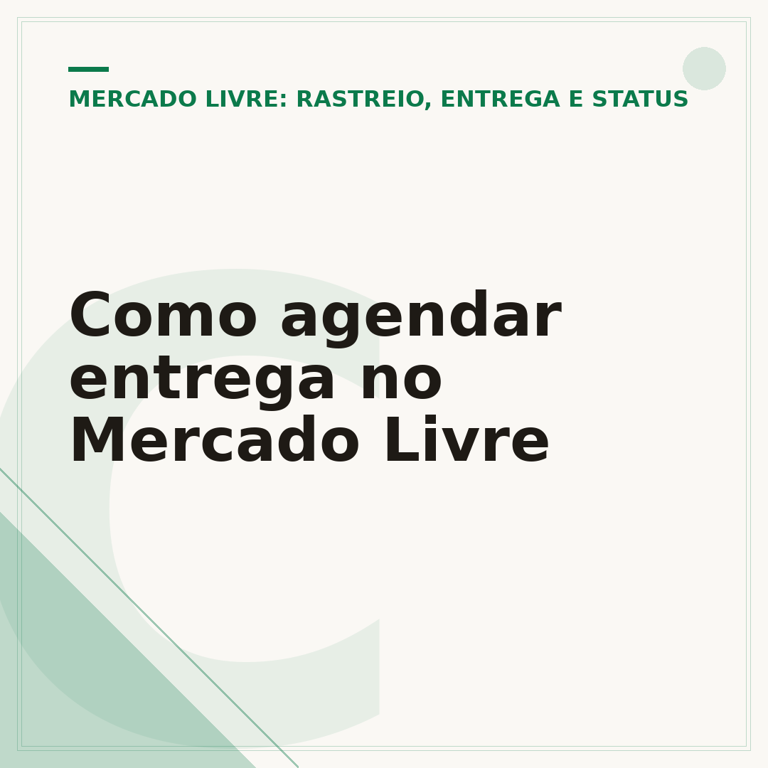 Como agendar entrega no Mercado Livre