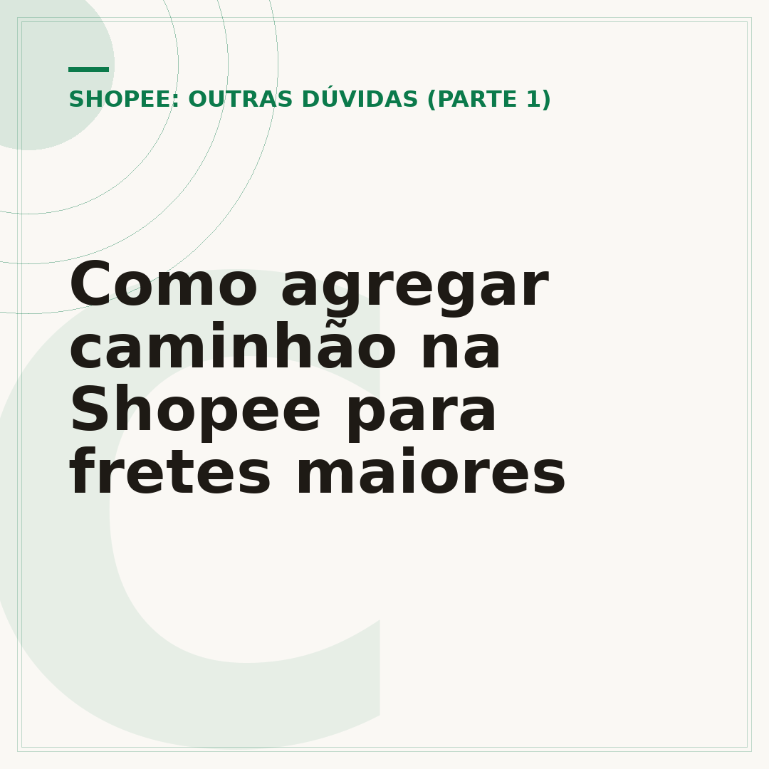 Como agregar caminhão na Shopee para fretes maiores