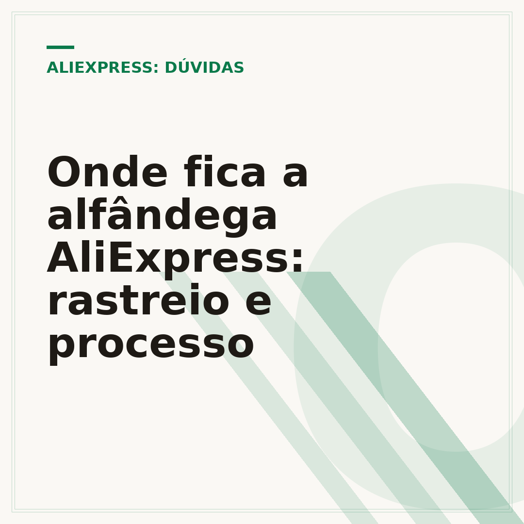 Onde fica a alfândega AliExpress: rastreio e processo