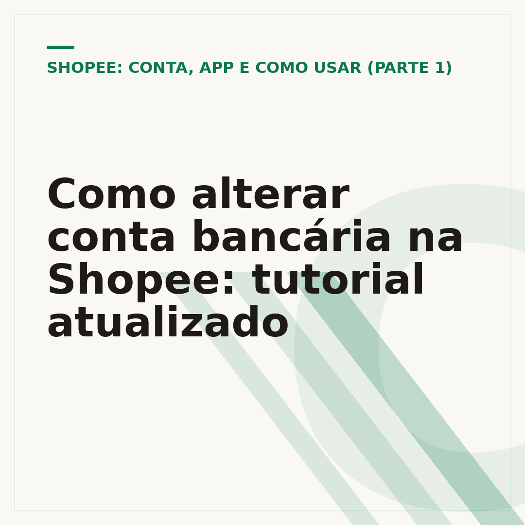 Como alterar conta bancária na Shopee: tutorial atualizado